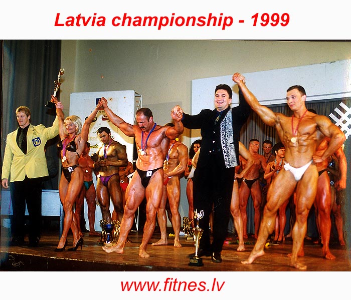 Latvia Bodybuilding and Fitness - Aivars Visotskis and Marina Burinska